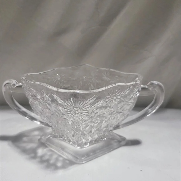 Pineapple-Floral cream/sugar - Picture 3 of 4